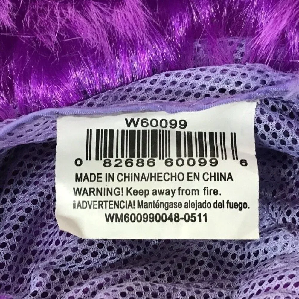 Wig Purple Short Bob Bangs Theater Dress-up Halloween Costume Cosplay Adult